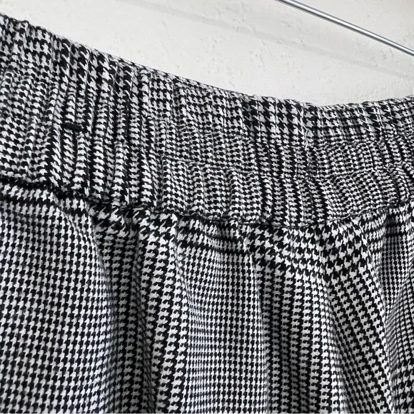 Worthington Black and White High Rise Glen Plaid Pull-On Pants Women’s Size 12 - Picture 6 of 13